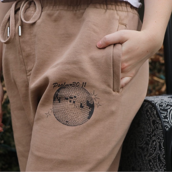 Tan Sweatpants - Picture 7 of 9